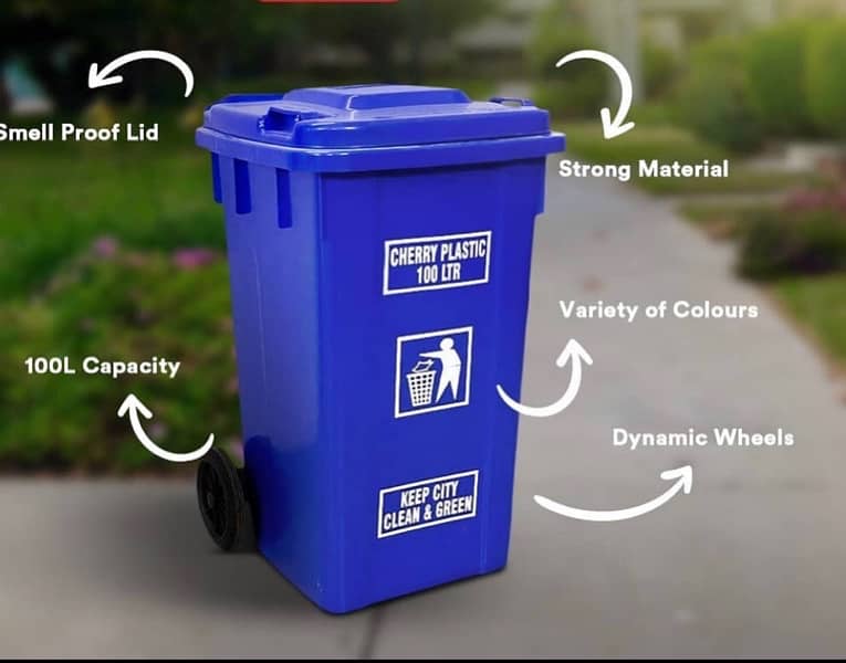 Dustbins with Wheel and pedal 14