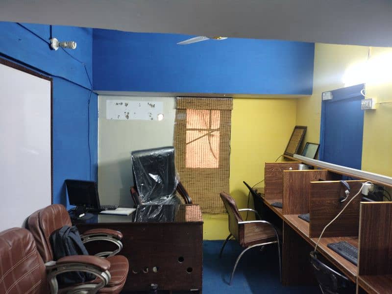 15 seater call center with computers internet Facility 1