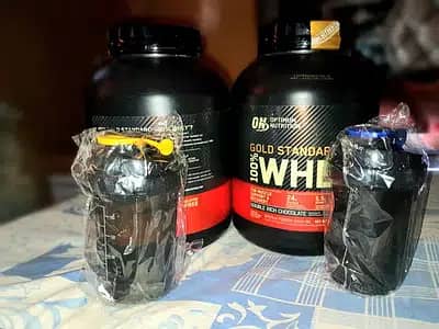 Creatine and Gold Whey Protein Fitness Combo Supplement Deal 8
