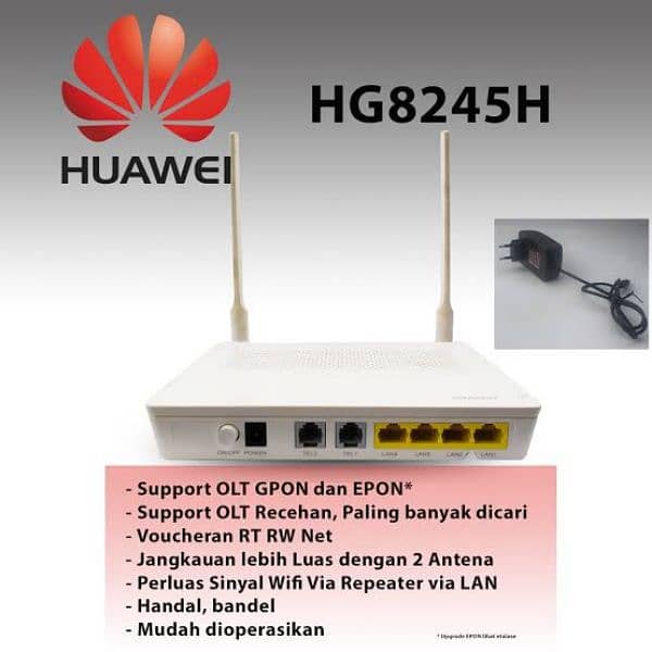 Huawei fiber optic Xpon/Gpon/Epon wifi Router All model Different Rate 1