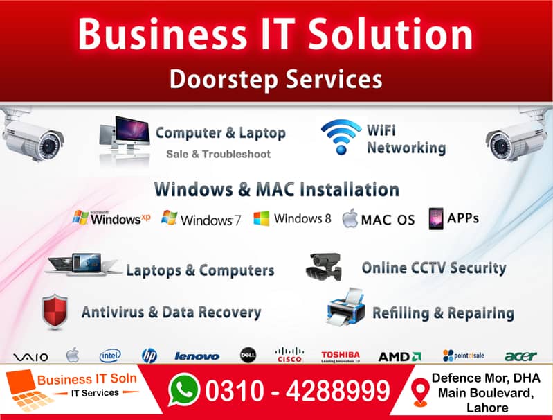 Laptop Repair IT Services Remote Software installation OS MAC Windows 4