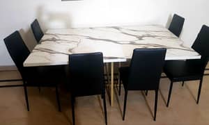 branded dining Table with chairs on low price