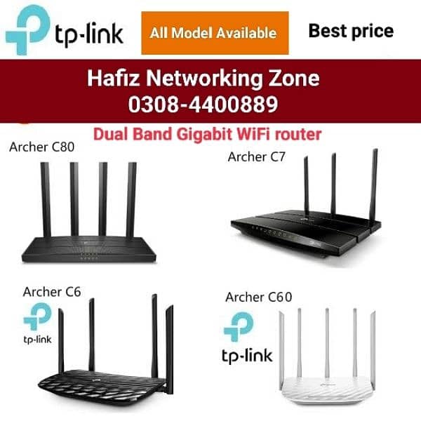 Tp-link Archer C7 C6 C80 C60 C50 n600 Etc wifi Router Different price 0