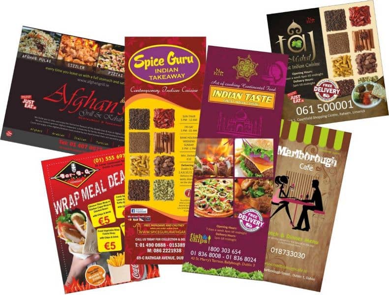 Boxes, Burger boxes, Menu cards, Menu books, packaging, brochure etc 16