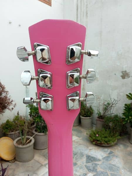 New Pink Acoustic Guitar 12