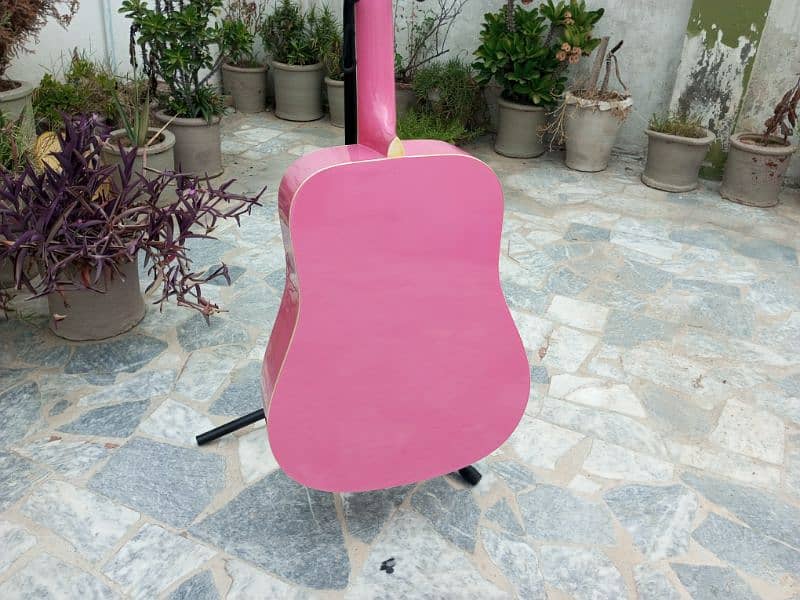 New Pink Acoustic Guitar 13