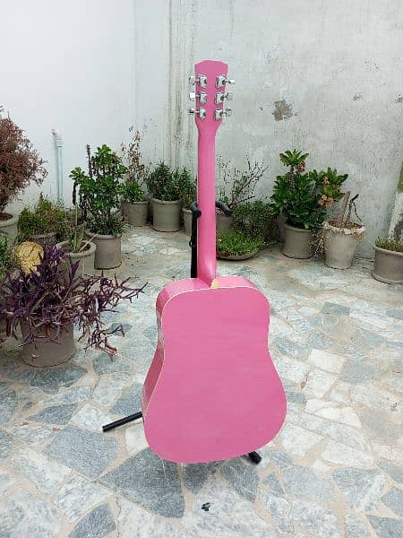 New Pink Acoustic Guitar 14
