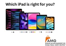 Latest iPads,Apple iPad 9, 10, Air 5 M1, Pro M2 Chip - 11, 12.9 Inches