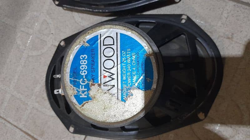 Woofers Kenwood Speakers 340 watt Japani origional with Box petty 0