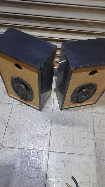 Woofers Kenwood Speakers 340 watt Japani origional with Box petty 5