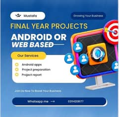 android and web application developer final year projects