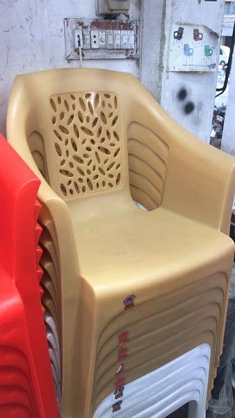 Plastic Rattan Chair Whole Sale 4 chairs + 1Table 7