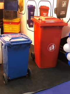 Dustbins with Wheel and pedal 0