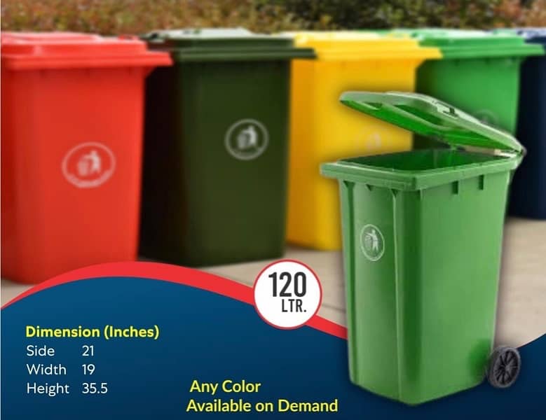 Dustbins with Wheel and pedal 10