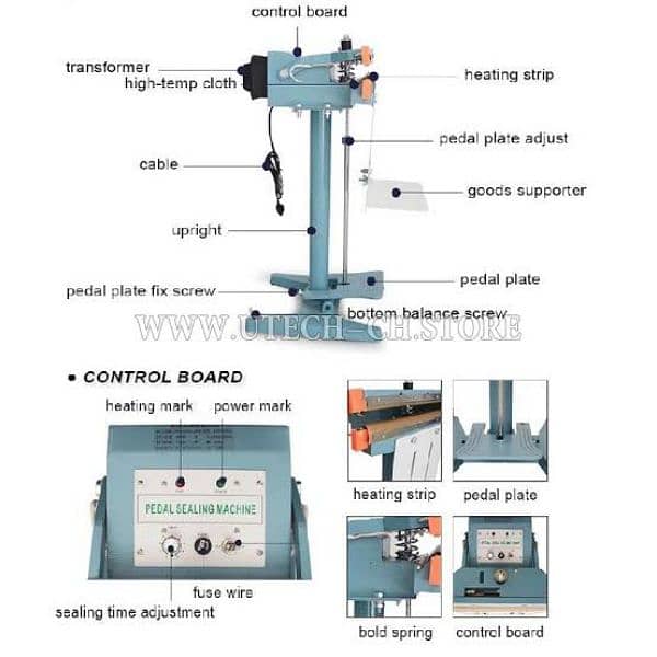 Best quality Foot Sealer 14 inch,pedal Sealer,Poly bag sealer 4