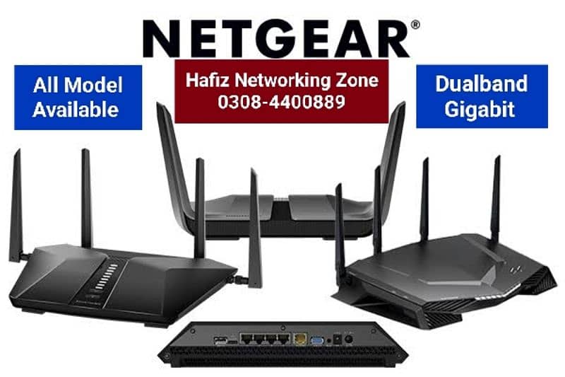 Netgear Gaming/ VPN wifi Router DualBand Gigabit Different price Model 0