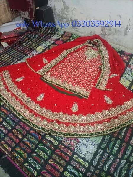 fancy bridal sharara 1 Tim used contect only my WhatsApp 8