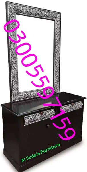 modrn dressing table half ful mirror singhar almari home bed furniture 3