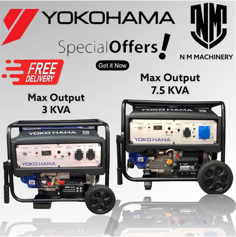 Honda,Yokohama,Rato Generators Discount Offer Limited Time in karachi 15