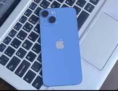 iPhone14, 128,blue ,PTA complete Box