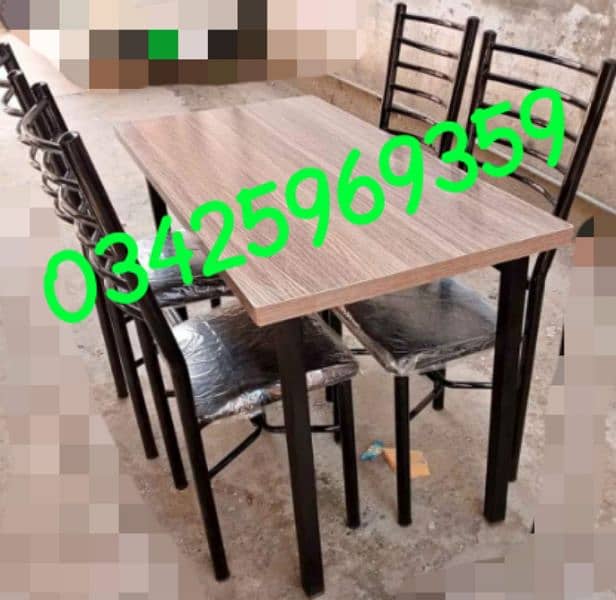 dining table set 4,6 chair brand new home cafe hotel furniture sofa 3