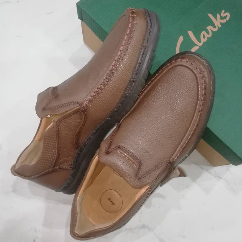 Shoes For Men - CLARKS Genuine Leather Medicated Loafers 3