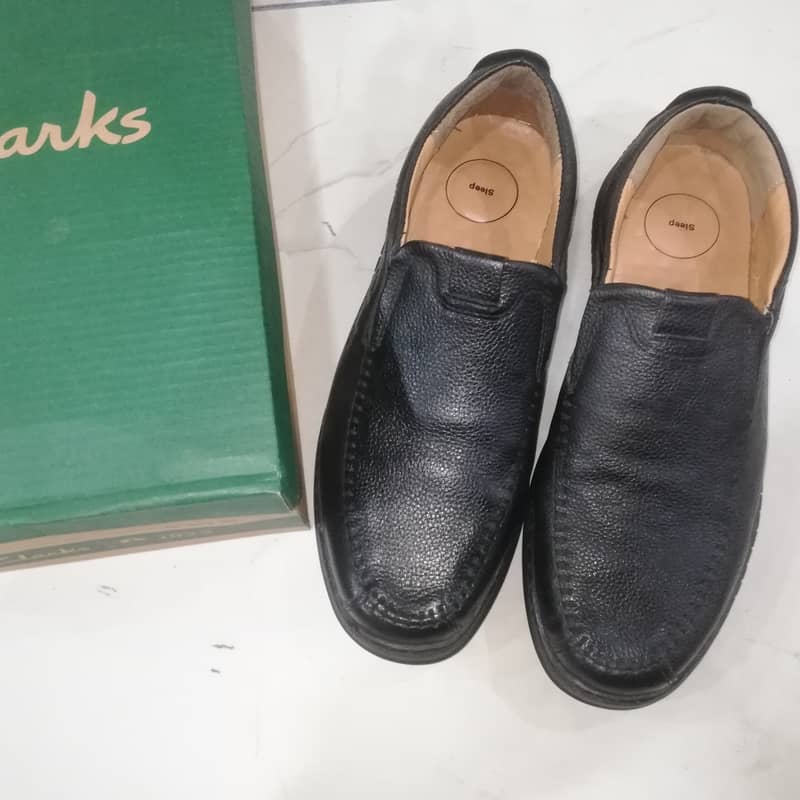 Shoes For Men - CLARKS Genuine Leather Medicated Loafers 8