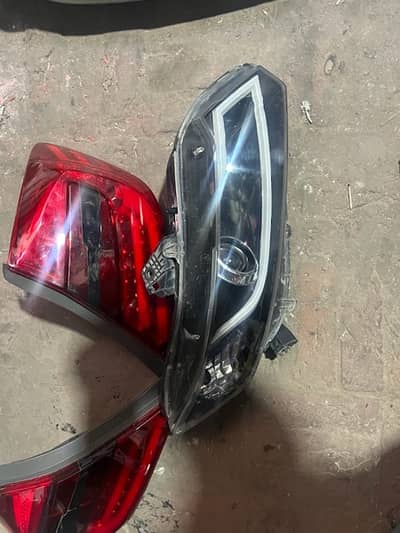 Honda civic 2014 model sports headlight and backlight available