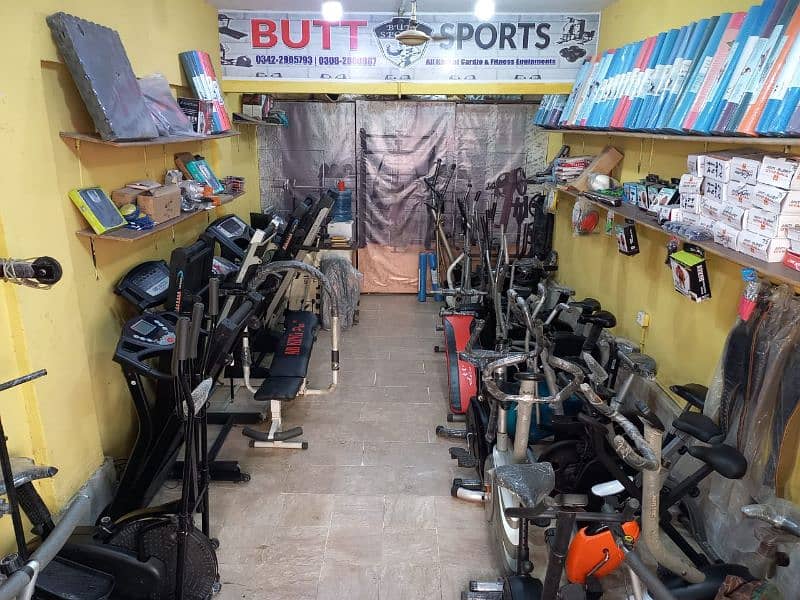 Used exercise cycle treadmill home gym for sale in karachi 14