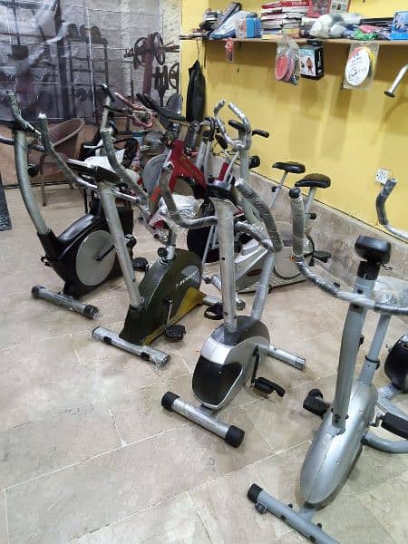 Used exercise cycle treadmill home gym for sale in karachi 16