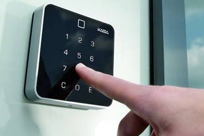 Finger Card code Electric door lock access control devices 1