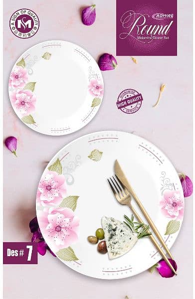 melamine dinner set 5