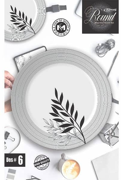 melamine dinner set 6