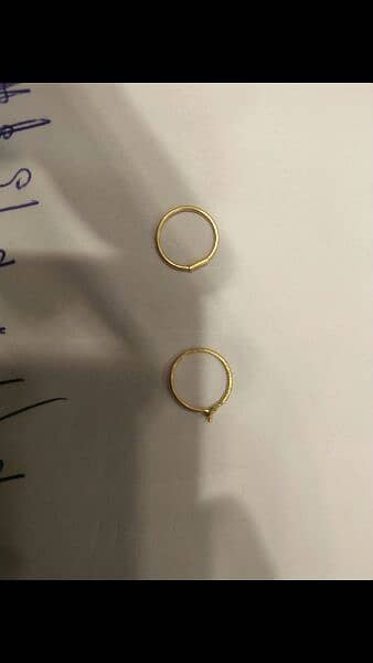 12K Gold Nose Ring for Girl and women 2