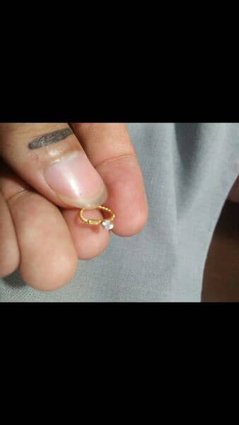 12K Gold Nose Ring for Girl and women 4