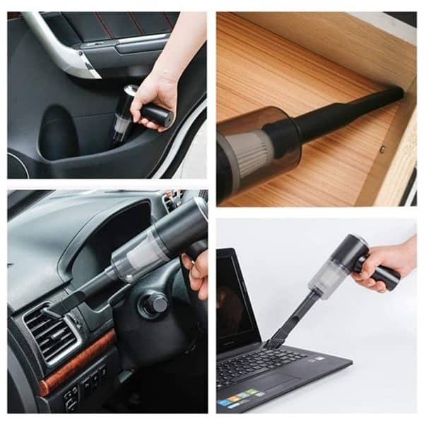Rechargable Vacuum Cleaner Usb Wireless Household Car Office Use Mini 0