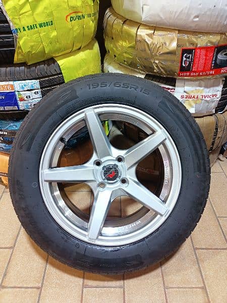 Tyres Alloy Rims - Dunlop Yokohama General Suzuki Toyota Honda 5