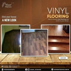 Laminated,vinyl flooring,pvc,wooden, artificial grass,Grand interiors