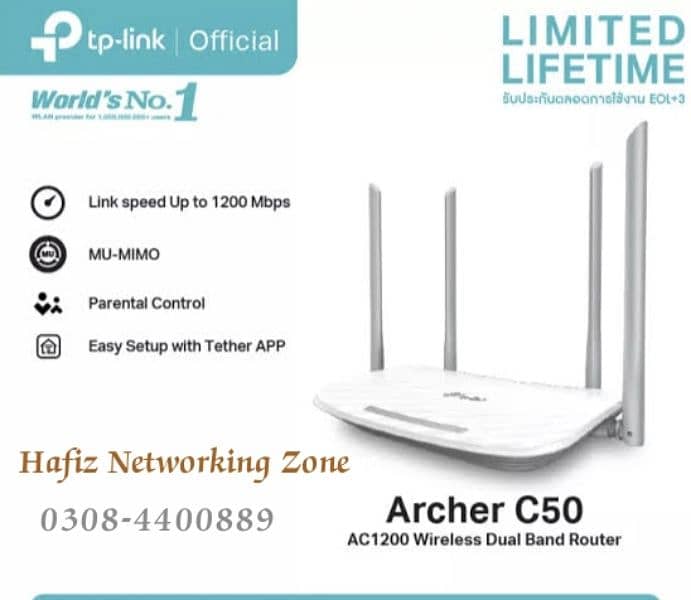 Tplink Archer C60 C80 C50 C7 6 All Model  DualBand Gigabit WiFi router 8