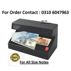 Note Checker Electronic Money Detector Machine
