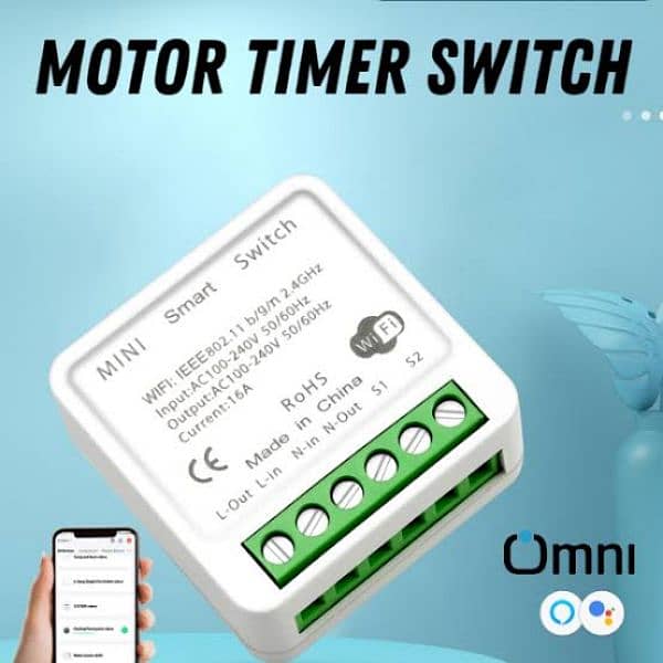 Tuya Okasha Smart life wifi motor switch 220V triggers 1