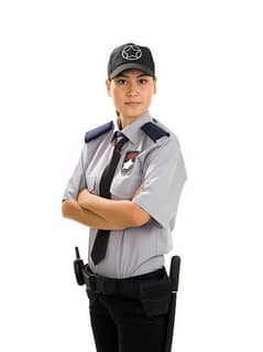 Female security guard