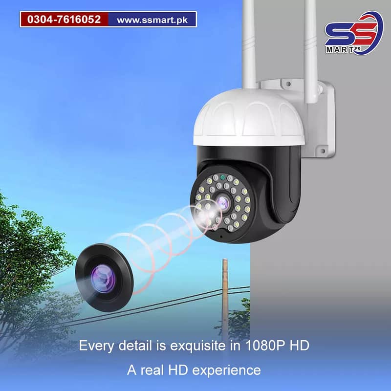 Outdoor Full HD PTZ IP Wireless Security Camera, WiFi CCTV Surveillanc 7