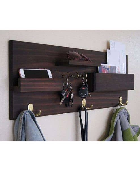 Home Decor Key Ring Holder Wall key rack Hanger  Keys orgnizer 2