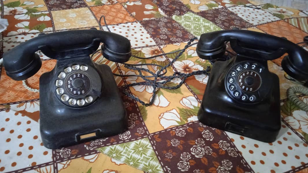 old dialer antique telephone German made (working condition) 2