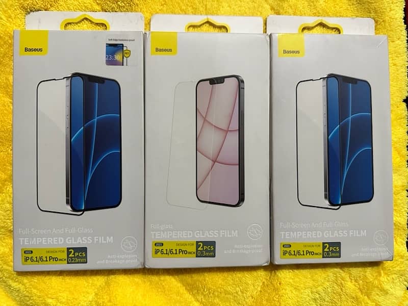 iphone 13 pro and 13 pro max baseus screen protectors and cover 1