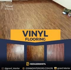 vinyl flooring,wooden,artificial grass,carpet,turf, by Grand interiors 0