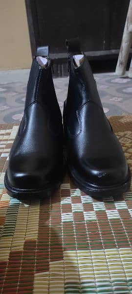 new half long genuine leather boot in size # 9 1