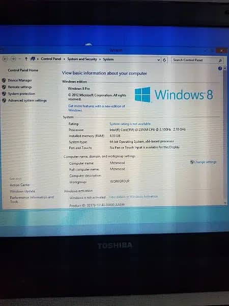 Toshiba Laptop L755S5214 5