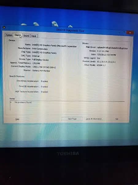 Toshiba Laptop L755S5214 6